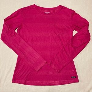 Jockey Activewear Pink Long Sleeve Top